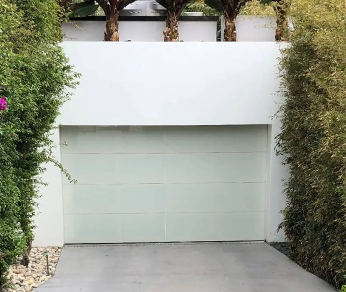 glass garage door white supplier