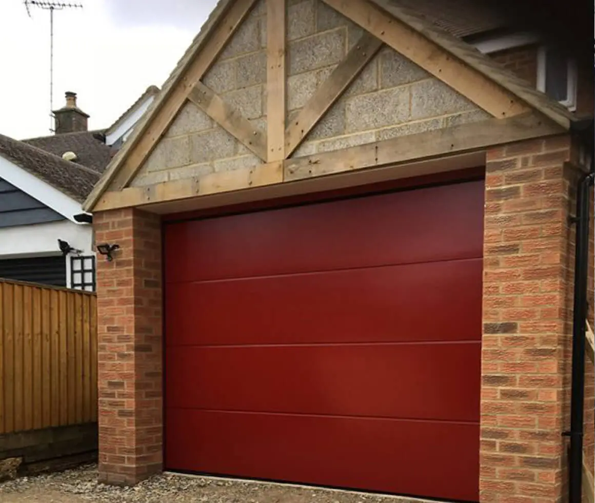 insulated sectional garage